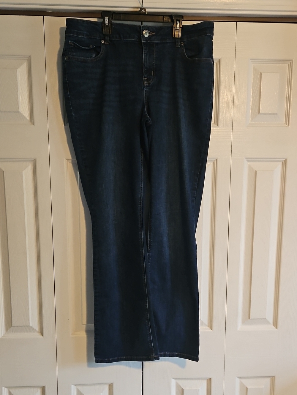 Maurices Dark Blue Straight Leg Jeans